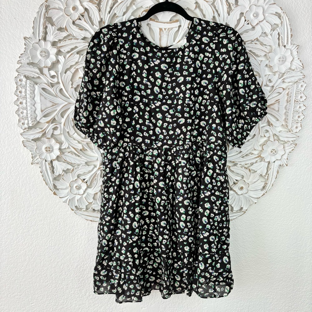 {ba&sh} Beth Mini Dress, Noir, Size S, NWT